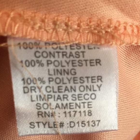 Soieblu Peach and White Maxi Dress: Size Medium - Picture 15 of 15